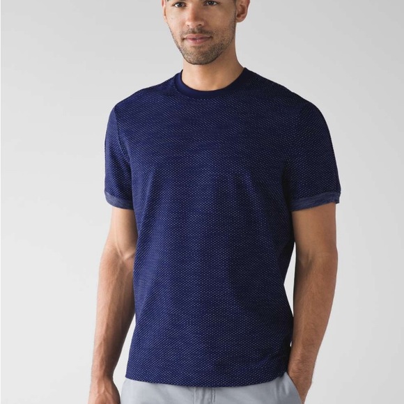 lululemon athletica Other - Lululemon Roll Out Crew Short Sleeve in Hero Blue - Size Medium